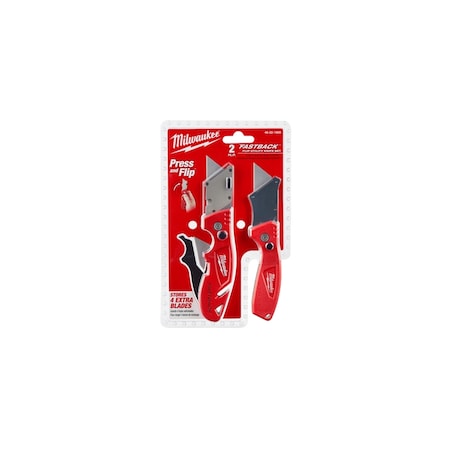 Milwaukee Tool 2-Piece FASTBACK Flip Utility Knife Set 48-22-1909
